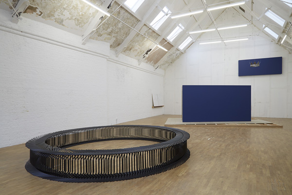 STUART BRISLEY, State of Denmark and Hille Poly Wheel, installation view, Modern Art Oxford, 2014