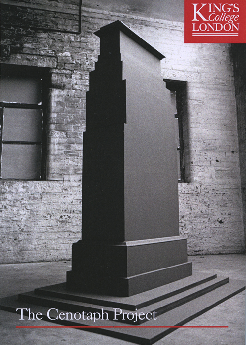 STUART BRISLEY, The Cenotaph Project King's College, 15-24 October